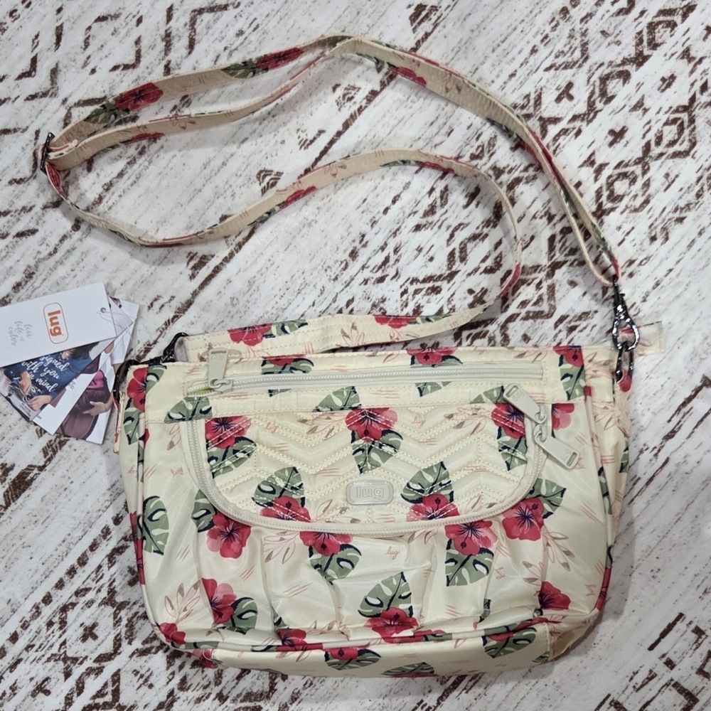 NWT Lug Mambo Aloha Sand Crossbody Bag Purse